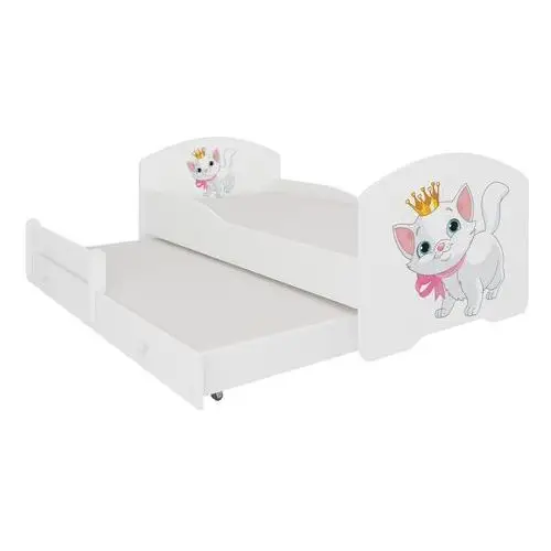 Selsey łóżko dziecięce podwójne blasius 160x80 cm kot