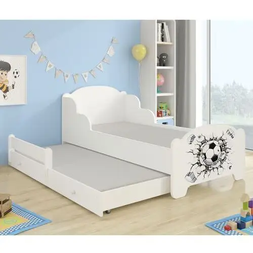 Selsey łóżko dzieciece podwójne mehir 160x80 cm piłka nożna 2