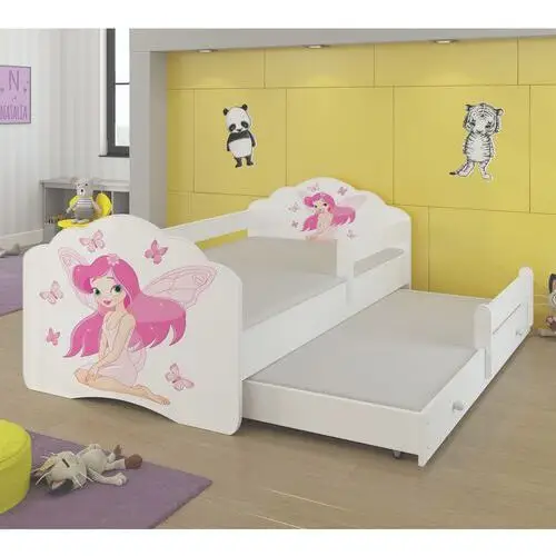 Selsey łóżko dziecięce podwójne ruhsen 160x80 cm wróżka z barierką 2