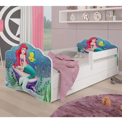 Selsey łóżko dziecięce sissa 160x80 cm arielka z barierką i szufladą 2