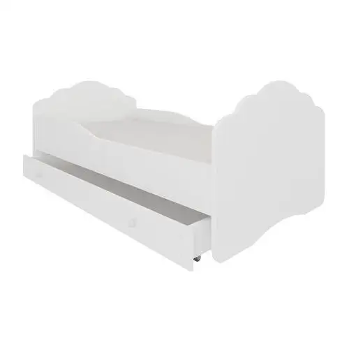 łóżko dziecięce sissa 160x80 cm białe z szufladą Selsey