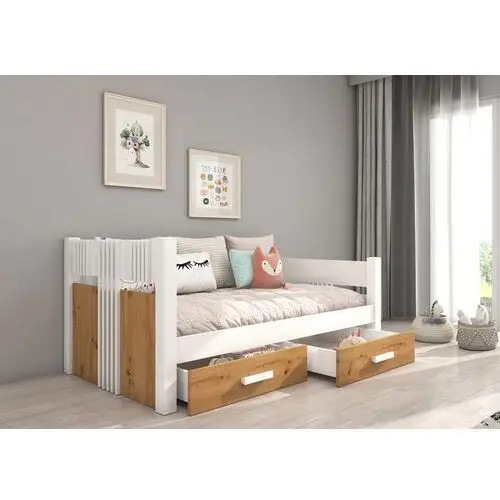 Selsey łóżko dziecięce toodie 200x90 białe / artisan 2