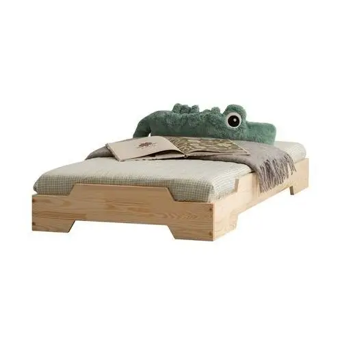 łóżko hallie dziecięce z drewna 60x120 cm Selsey