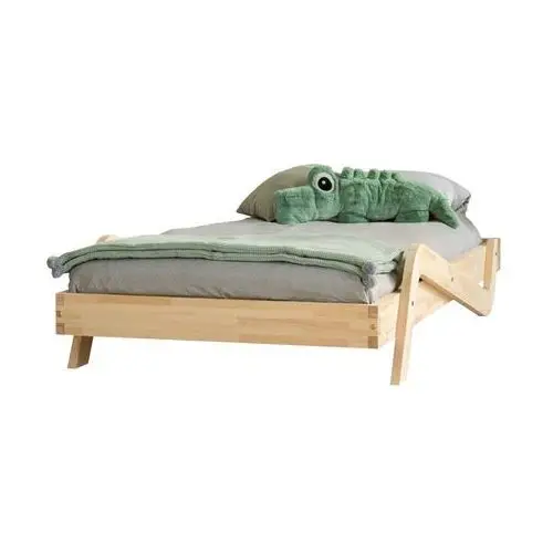 łóżko sabris młodzieżowe z drewna 100x140 cm Selsey