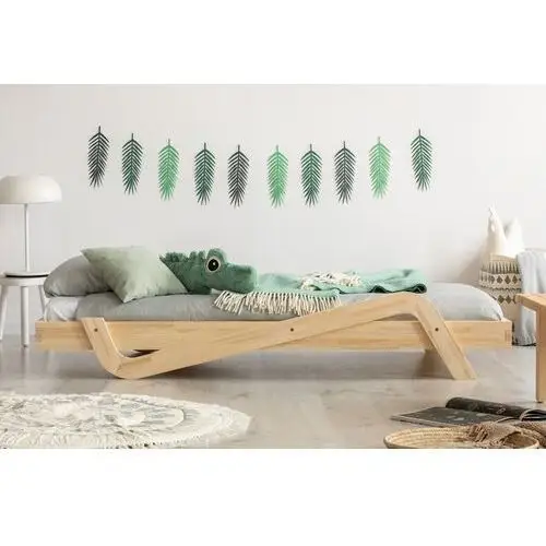 łóżko sabris młodzieżowe z drewna 100x140 cm Selsey 2