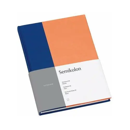 Semikolon Notatnik a5, gładki, cobalt-peach