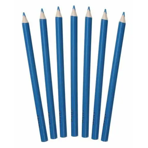 Shan Kredki ołówkowe trójkątne grube jumbo niebieskie jasne 12 sztuk