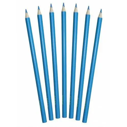 Shan Kredki ołówkowe trójkątne niebieskie jasne 12 sztuk