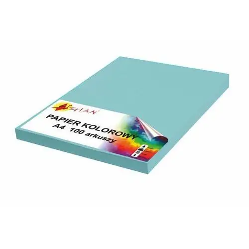 Shan Papier kolorowy a4 120g niebieski pastel 100 arkuszy