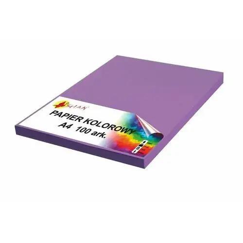 Shan Papier kolorowy a4 80g fioletowy ciemny 100 arkuszy