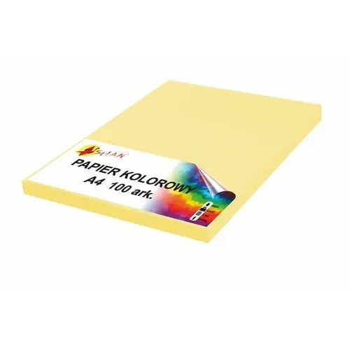 Papier kolorowy A4 80g żółty pastelowy2 100 arkuszy