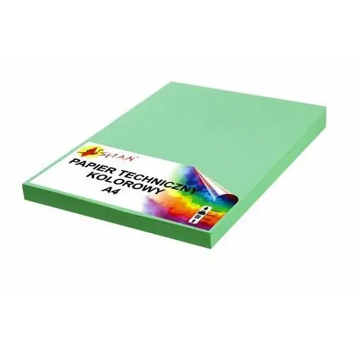 Shan Papier techniczny a4 220g zielony pastel 50 arkuszy