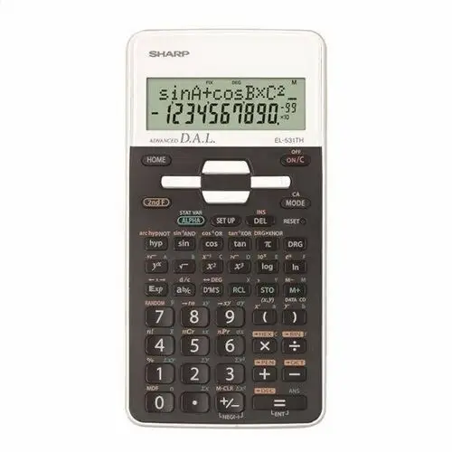 Sharp calculator scientific box el531thwh