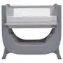 łóżeczko dostawne air lite bedside crib grey Shnuggle Sklep