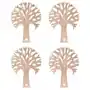 Drzewo Drewniane Dekoracyjne Decoupage 4 Szt Sklep