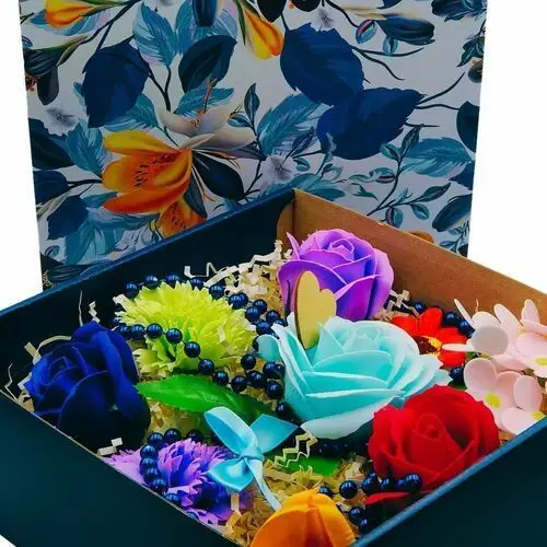 Siima Flower box kwiaty mydlane róże twoja dedykacja z3