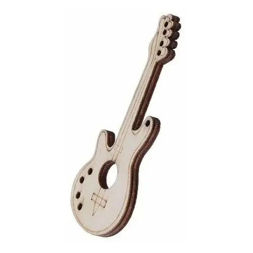 Siima Gitary drewniane ozdobne dekoracyjne decoupage 5sz