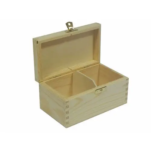 Pudełko Drewniane Szkatułka Na Herbaty 2 Decoupage