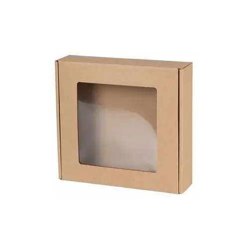 Pudełko fasonowe ozdobne z okienkiem 200x200x50mm Siima