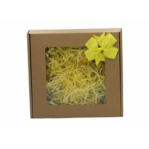 Pudełko fasonowe, wypełniacz kokarda, z25-j. żółty Siima