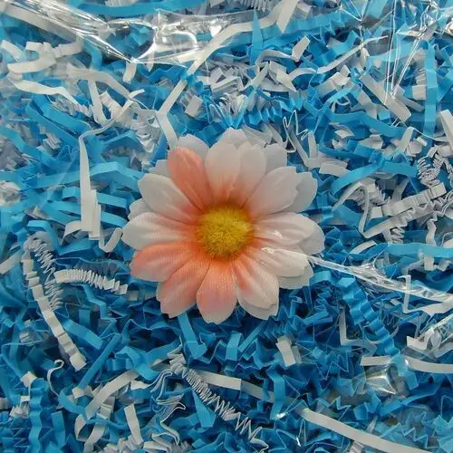 Wypełniacz eco dekoracyjny 100g niebieski+biały Siima