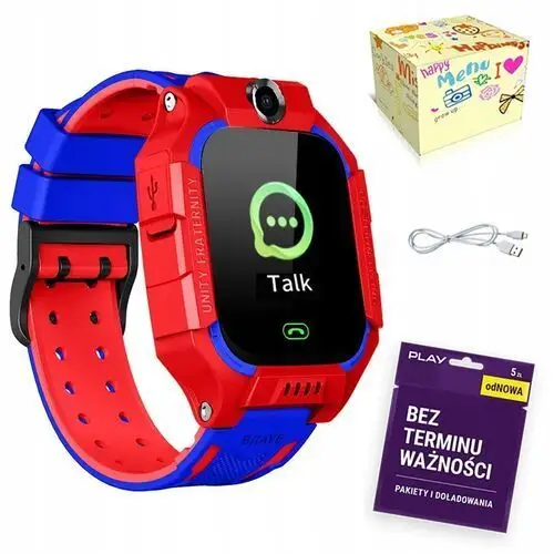 Smartwatch Zegarek Dla Dzieci Pl Sos Lbs Aparat Latarka Budzik Karta Sim