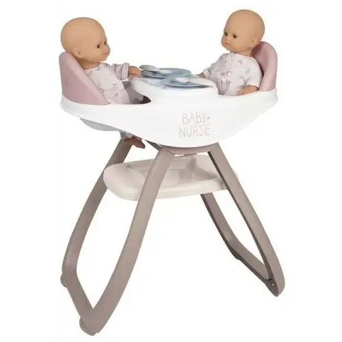 Smoby krzesełko do karmienia dla bliźniaków baby nurse