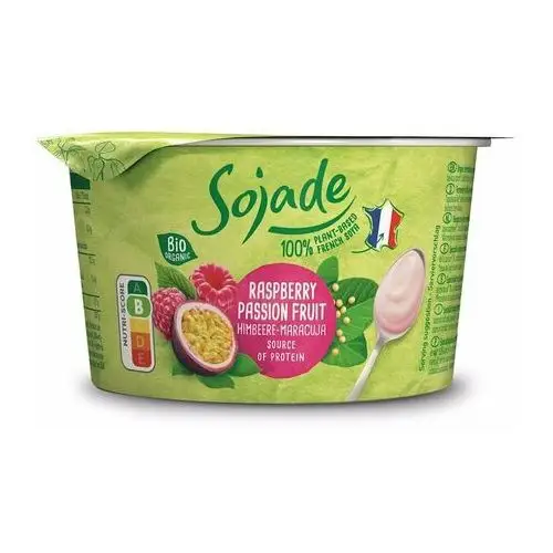 DESER SOJOWY MALINA - MARAKUJA BEZGLUTENOWY BIO 150 g - SOJADE