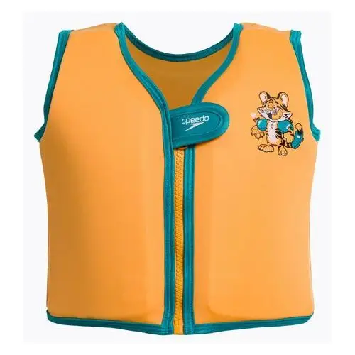 Kamizelka do pływania dziecięca Speedo Printed Float Vest aanadi orange/aquarium/black
