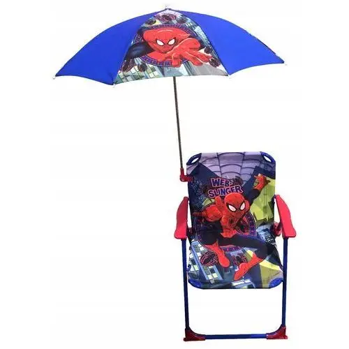 Spiderman Pająk Spider Krzesło Krzesełko Z Parasolem Parasol