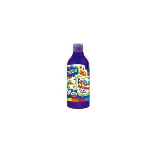St. majewski farba plakatowa w butelce bambino 500 ml fioletowa