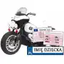 Stabilny dziecięcy motorek Chopper na akumulator Police tablica Imię Sklep