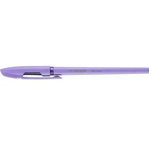 Stabilo, długopis Re-liner, fioletowy