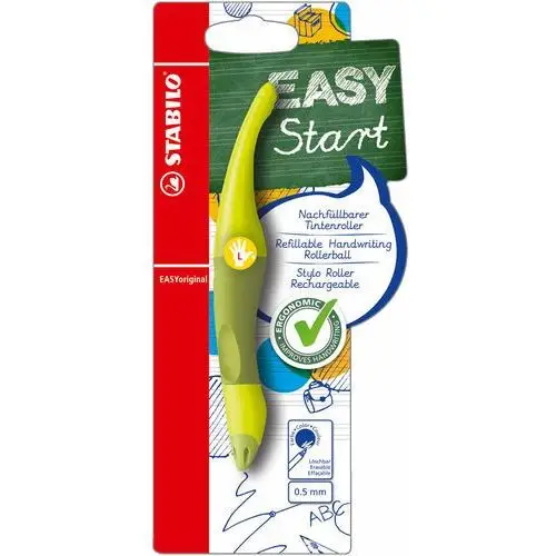 Stabilo easy start. easyoriginal. pióro kulkowe dla leworęcznych - zielone - stabilo