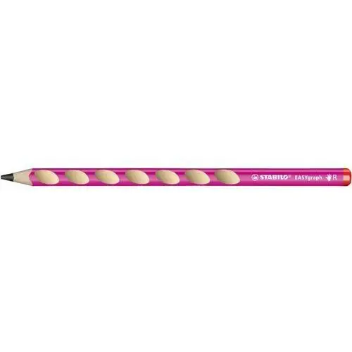 Ołówek easygraph b różowy praworęczni Stabilo