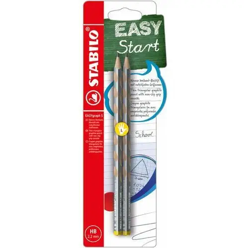 Ołówek easygraph s hb srebrny metaliczny l 2 szt. Stabilo