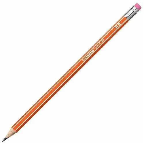 Stabilo Ołówek z gumką, hb, pomarańczowy