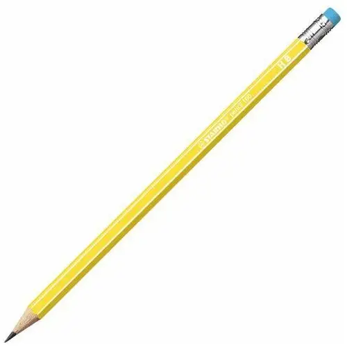 Stabilo Ołówek z gumką, hb, żółty
