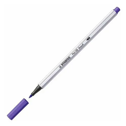 Pisak Pen 68 Brush Fiolet, Stabilo