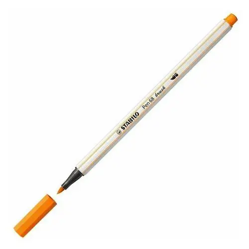 Pisak Pen 68 Brush Pomarańczowy, Stabilo