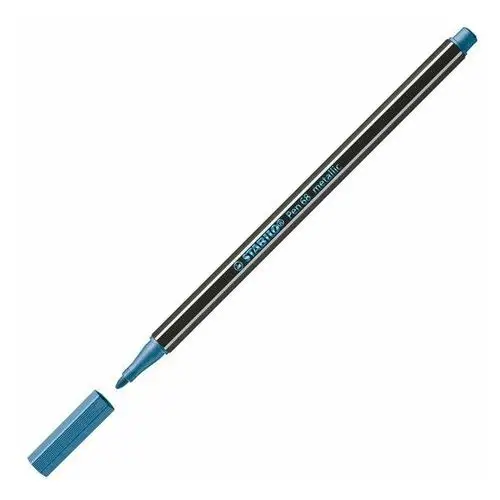 Pisak pen metallic niebieski Stabilo