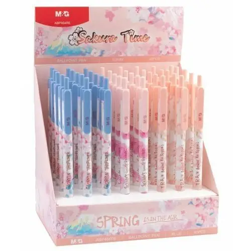 Długopis Automatyczny Sakura Spring Niebieski Mg Display 40 Szt