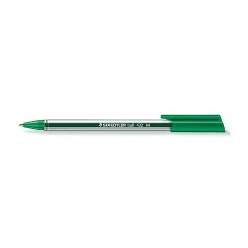 Staedtler , długopis jednorazowy trójkątny 432 m zielony staedtler paczka 10 szt