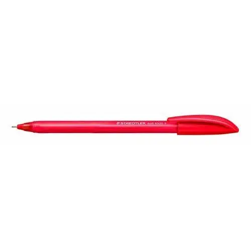 Staedtler, długopis jednorazowy, trójkątny 4320, f, czerwony Gdd grupa dystrybucyjna daccar