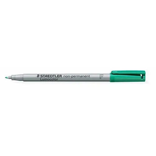 Staedtler Foliopis zmywalny f zielony lumocolor