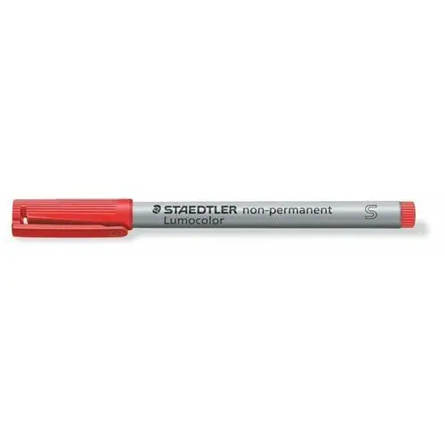 Staedtler Foliopis zmywalny s czerwony lumocolor