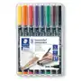 Staedtler Foliopisy kolorowe 8 szt permanentne b lumocolor Sklep