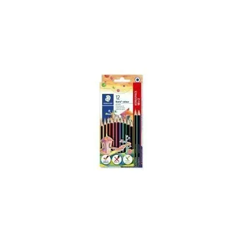 Staedtler Kredki ołówkowe Noris Colour, sześciokątne, 12 kolorów, (10+2) gratis