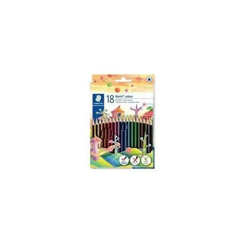 Staedtler Kredki ołówkowe Noris Colour, sześciokątne, 18 kolory 18 kolorów