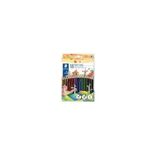Kredki ołówkowe Noris Colour, sześciokątne, 18 kolory